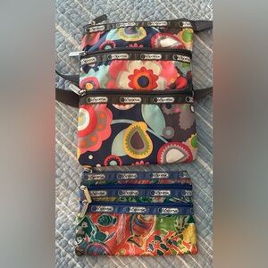 LeSportsac Crossbody and accessories wallet.